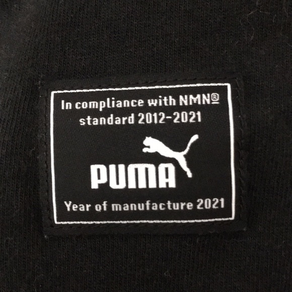 Puma X NEMEN Elevated Short Sleeve T-shirt Black Crewneck Cotton - Medium - Picture 2 of 10